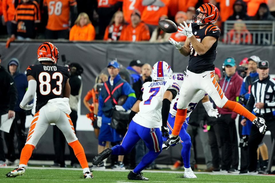 Cincinnati Bengals tight end Tanner Hudson