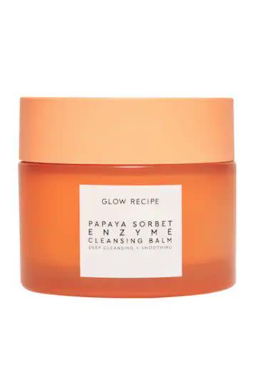 6) Papaya Sorbet Smoothing Enzyme Cleansing Balm & Makeup Remover