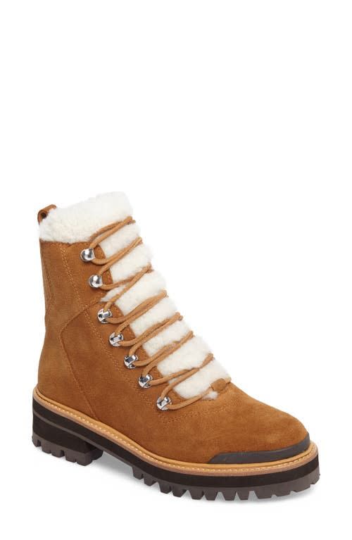 Marc Fisher Izzie Genuine Shearling Lace-Up Boot