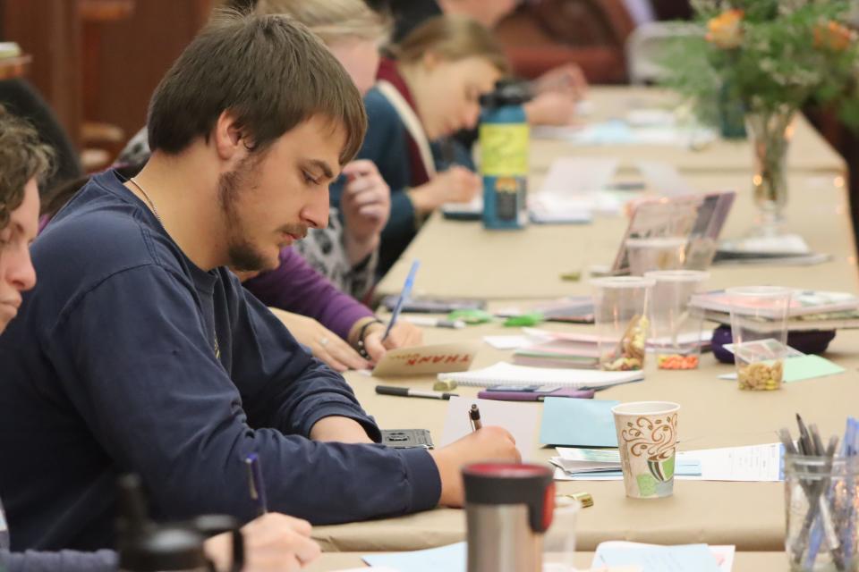 This year, 75 percent of Hillsdale College students participated in the card-of-thanks event.