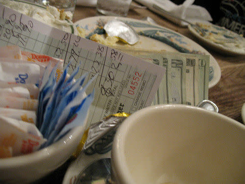 restaurant bill