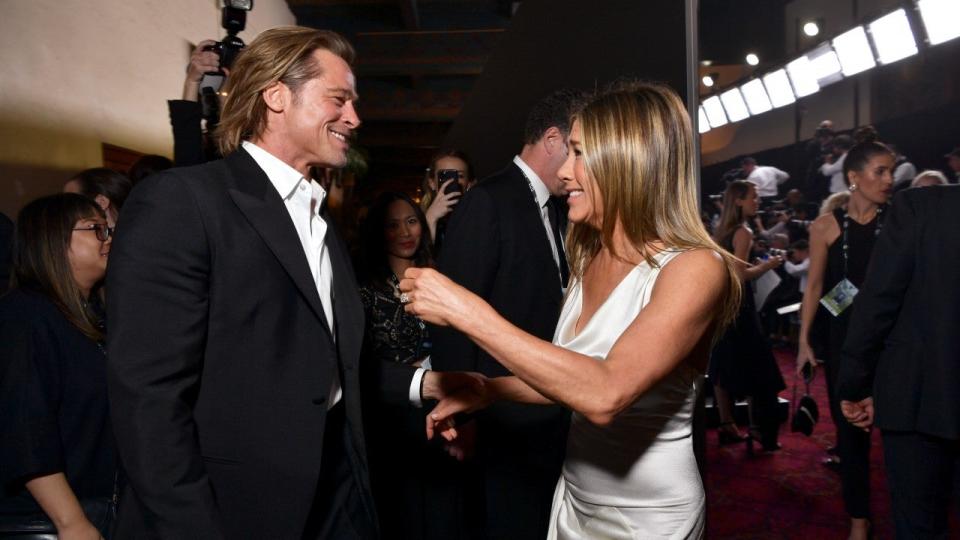 Brad Pitt and Jennifer Aniston have certainly come a long way since their split.