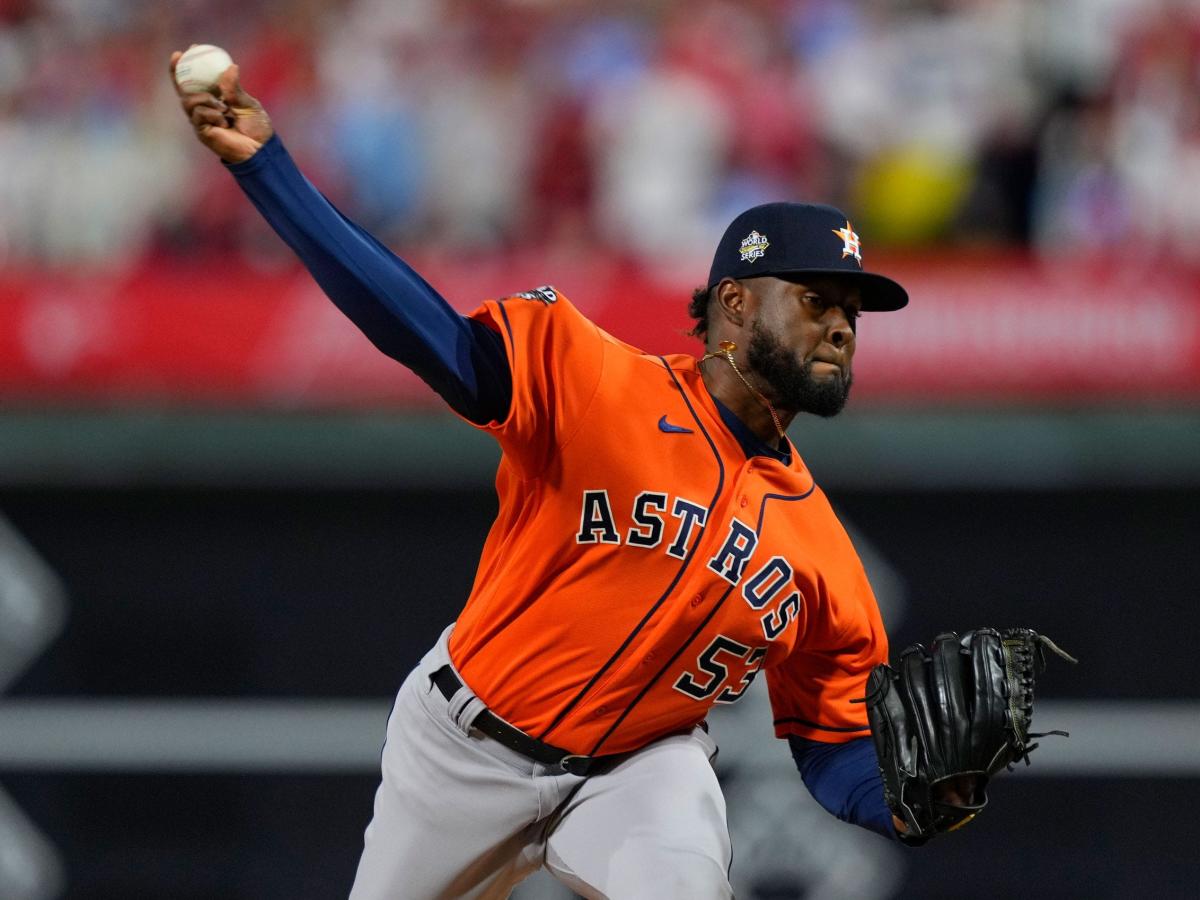 Astros finish off combined no-hitter of Phillies in Game 4, led by six  innings from Cristian Javier - The Boston Globe