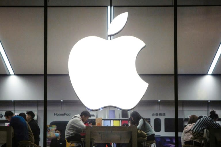 Una tienda de Apple en Shenyang, en China, el 30 de octubre de 2023 (STR)