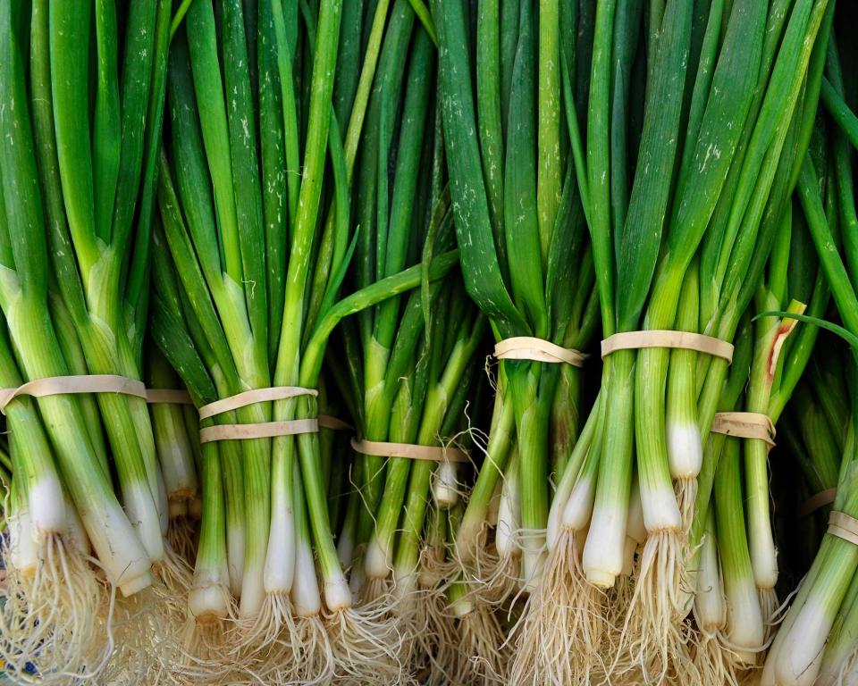 9. Spring onions