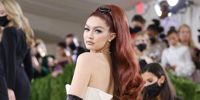 Gigi Hadid Rocked Red Hair and 60s Glamour at the 2021 Met Gala