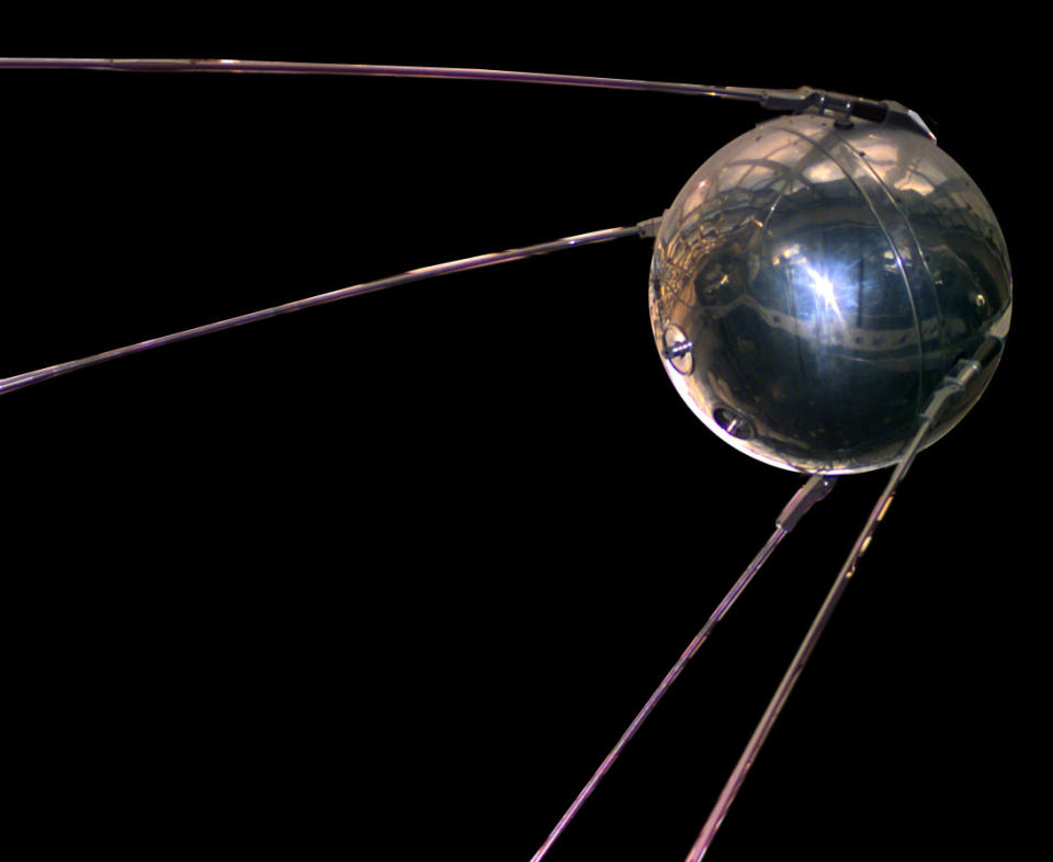 Sputnik I, first artificial Earth satellite – 1957