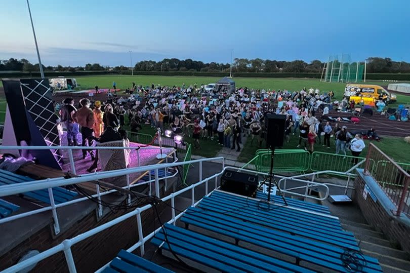 A previous CineShow outdoor cinema event at King George V Stadium -Credit:CineShow