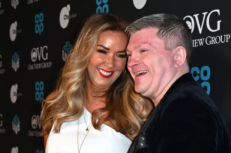 Claire Sweeney and Ricky Hatton