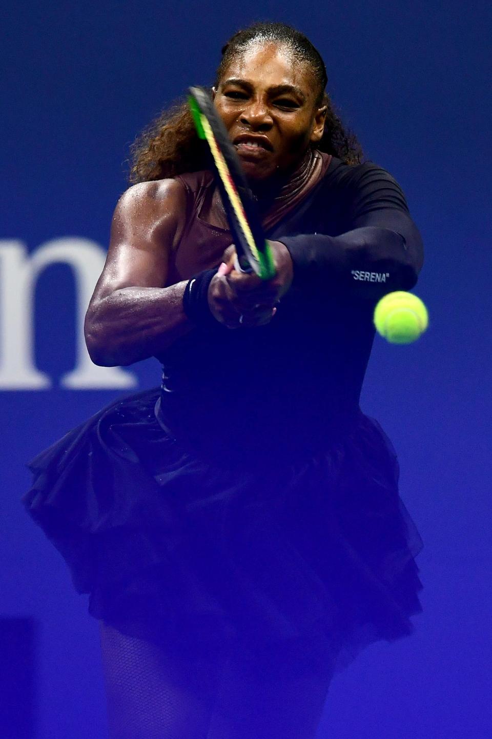 Serena Williams during the 2018 US Open.