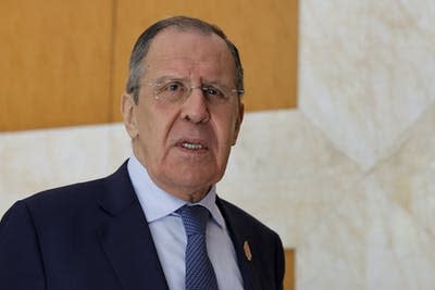 Russian Foreign Minister Sergey Lavrov is seen during the G20 Foreign Ministers’ Meeting in Nusa Dua, Bali, Indonesia, on July 8, 2022. (Willy Kurniawan/Pool Photo via AP)