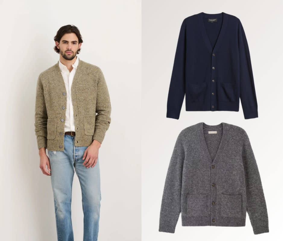 <h3>Avoid: V-neck sweaters. <br>Embrace: Cardigan sweaters.</h3><p><em>From left, clockwise: Alex Mill, Banana Republic, Everlane</em></p><p>Crewnecks have dominated fashion trends in recent years, with V-necks sometimes appearing a bit stuffy when layered over a collared shirt and sloppy with a T-shirt underneath. Enter the cardigan sweater. Despite their cyclical resurgence, cardigans maintain an enduring style and deserve recognition as a timeless menswear essential. What sets cardigans apart is their versatility—looking equally stylish with a T-shirt as they do with an Oxford shirt paired with a knit tie.</p><p><strong>Try these cardigans:</strong></p>