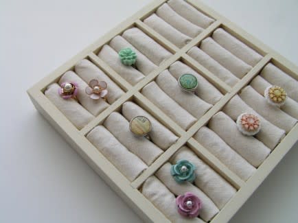 DIY Ring Display Case by Tea Rose