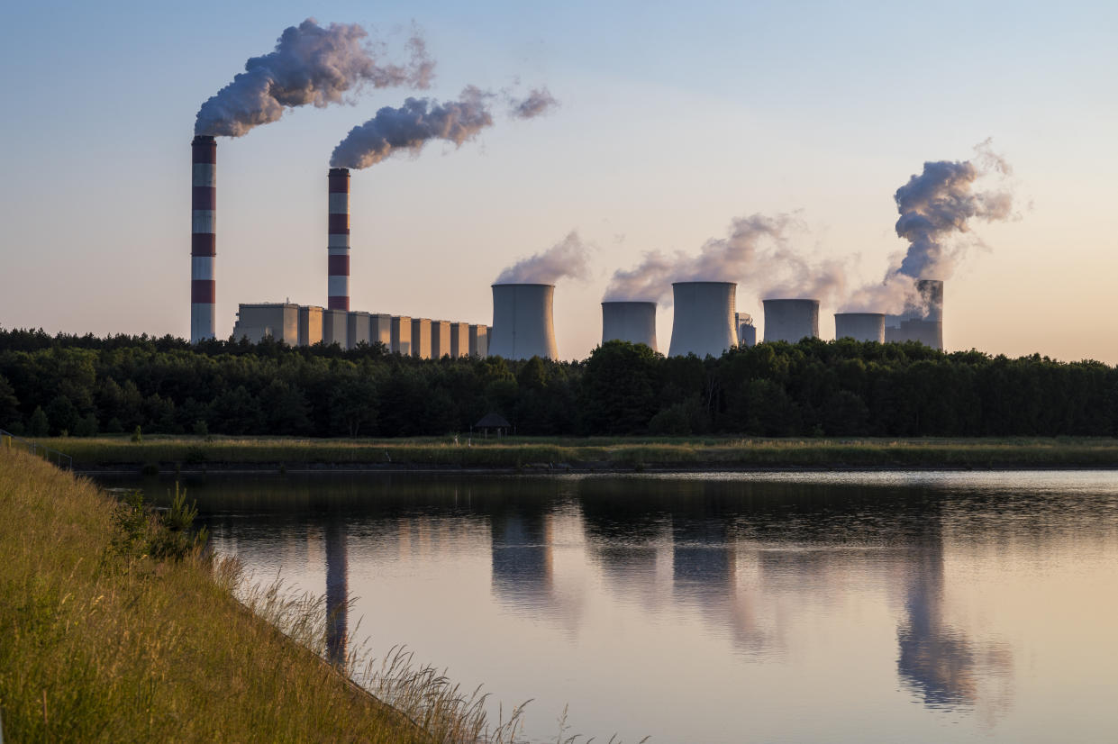 Coal power plant in Poland, Belchatow