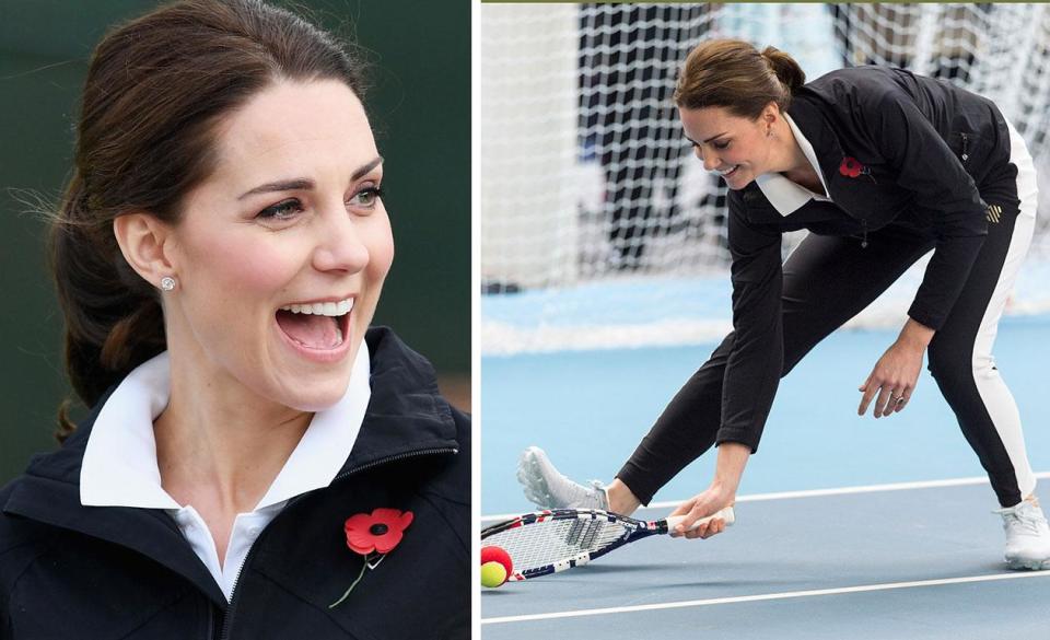 Pregnant Kate back to royal duties in $1K trackies