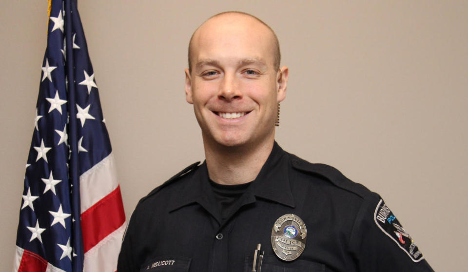 Sgt. Adam Medlicott, who was wounded in the shooting / Credit: Burnsville Police