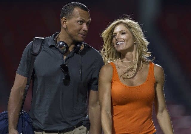 Alex Rodriguez and Torrie Wilson