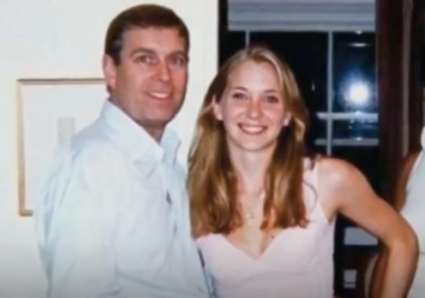 Prince Andrew and Virginia Giuffre pictured together in night the Duke claims he can't remember.
