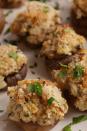 <p>Upgrade the classic app just in time for party season. And who doesn't love a good <a href="https://www.delish.com/uk/cooking/recipes/a29707397/easy-stuffed-mushroom-recipe/" rel="nofollow noopener" target="_blank" data-ylk="slk:stuffed mushroom;elm:context_link;itc:0;sec:content-canvas" class="link ">stuffed mushroom</a>?</p><p>Get the <a href="https://www.delish.com/uk/cooking/recipes/a31691842/boursin-stuffed-mushrooms-recipe/" rel="nofollow noopener" target="_blank" data-ylk="slk:Boursin-Stuffed Mushrooms;elm:context_link;itc:0;sec:content-canvas" class="link ">Boursin-Stuffed Mushrooms</a> recipe.</p>