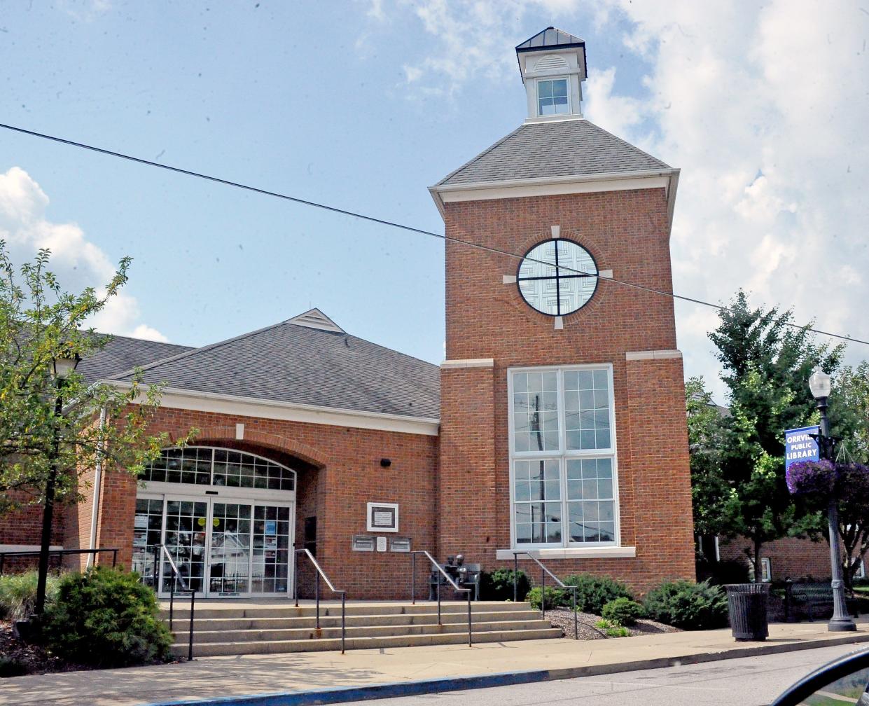 The Orrville Public Library is located at 230 N. Main St. in Orrville.