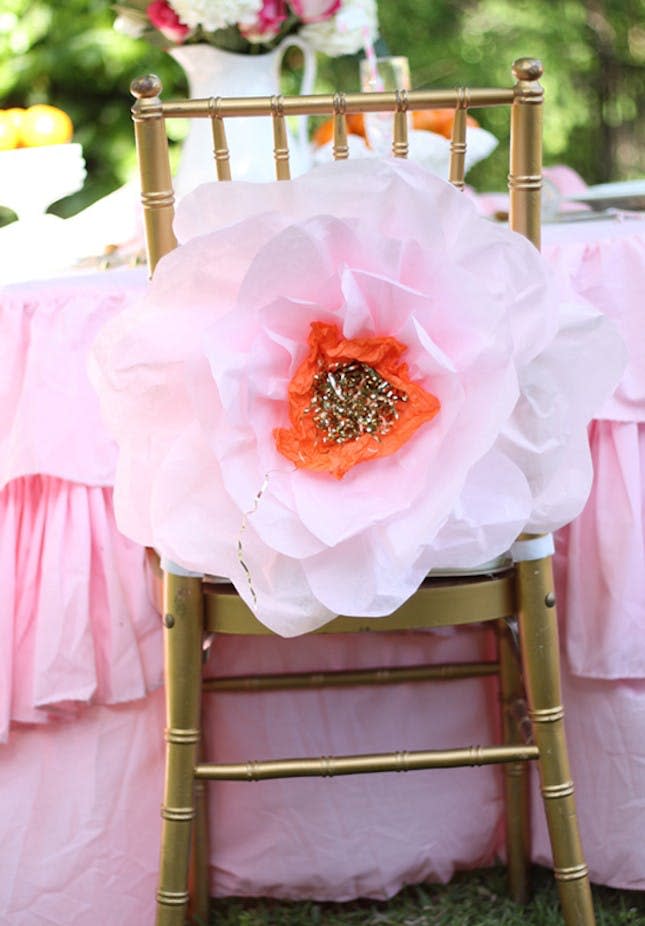 a blissful nest chair flower