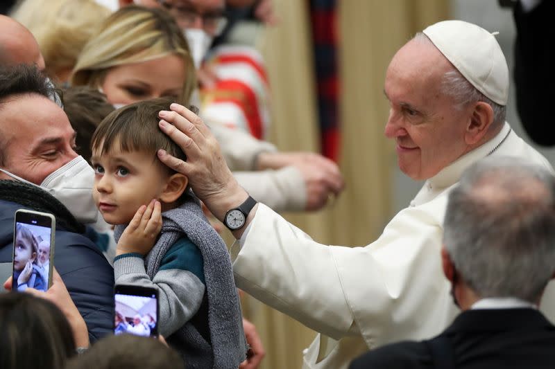 Pope Francis holds weekly general audience at the Vatican