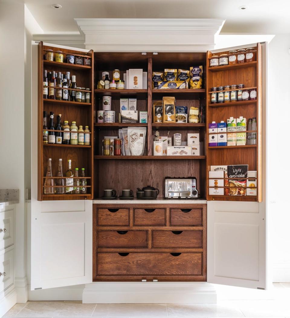 Opening a double pantry gives the process of cooking and entertaining a real sense of occasion (Tom Howley)