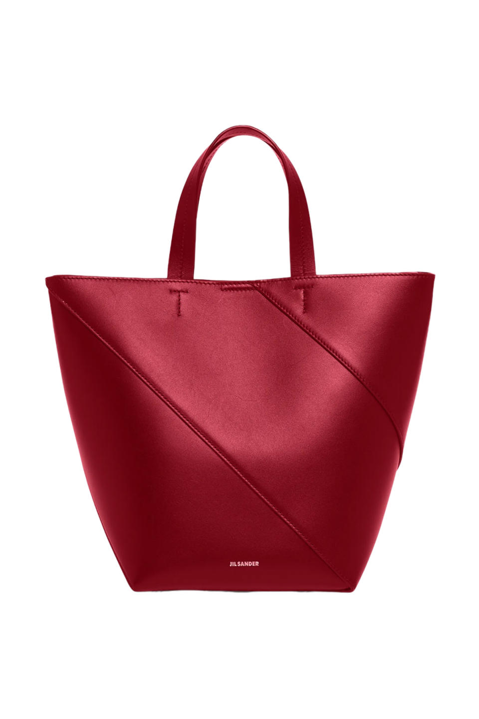 Jil Sander Vertigo Small Leather Tote Bag