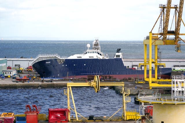 Ship dislodged