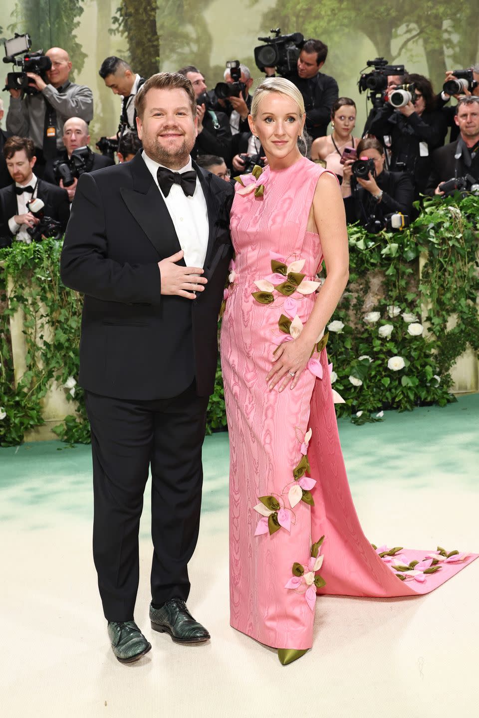 james corden and julia corden attend the 2024 met gala