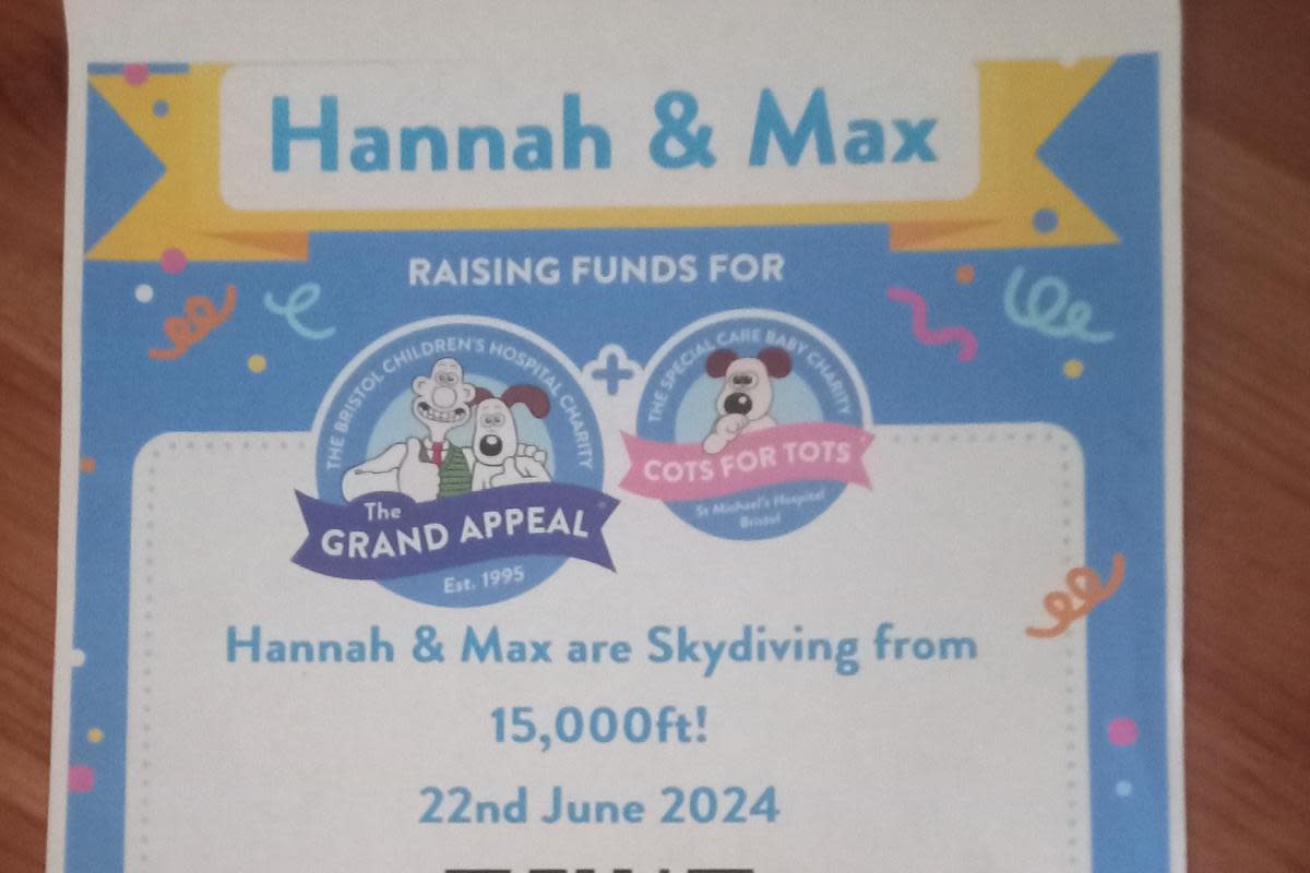 Hannah and Max are raising funds for a children's hospital charity <i>(Image: Contributed)</i>