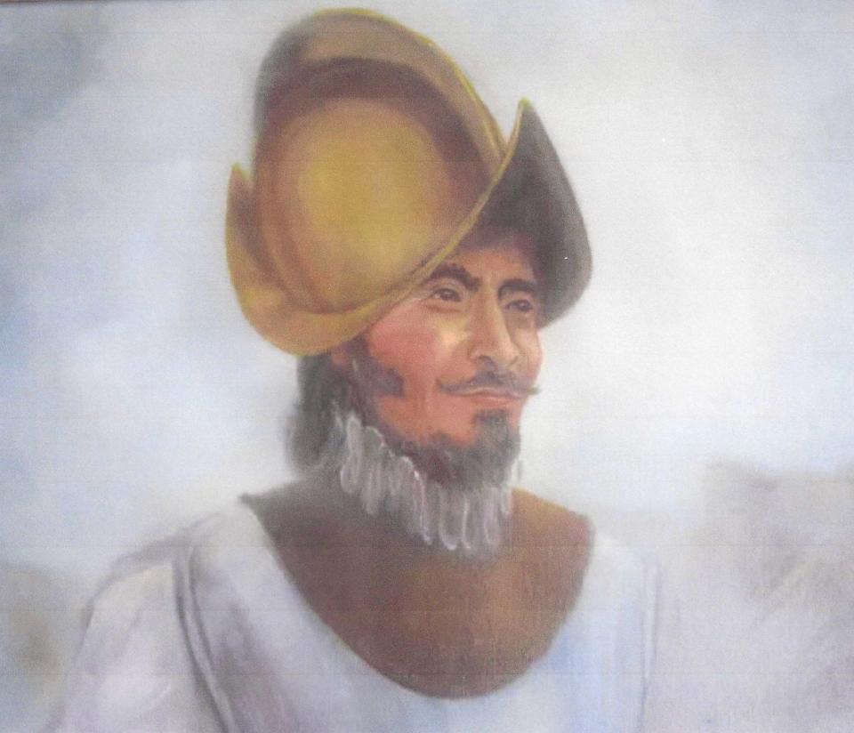 “Francisco Coronado.” Painting by Billy Hathorn.