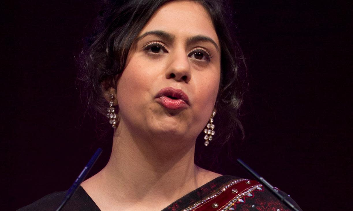 <span>Dame Sara Khan said the Conservatives’ political turmoil had allowed extremist interests to thrive.</span><span>Photograph: Isabel Infantes/PA</span>