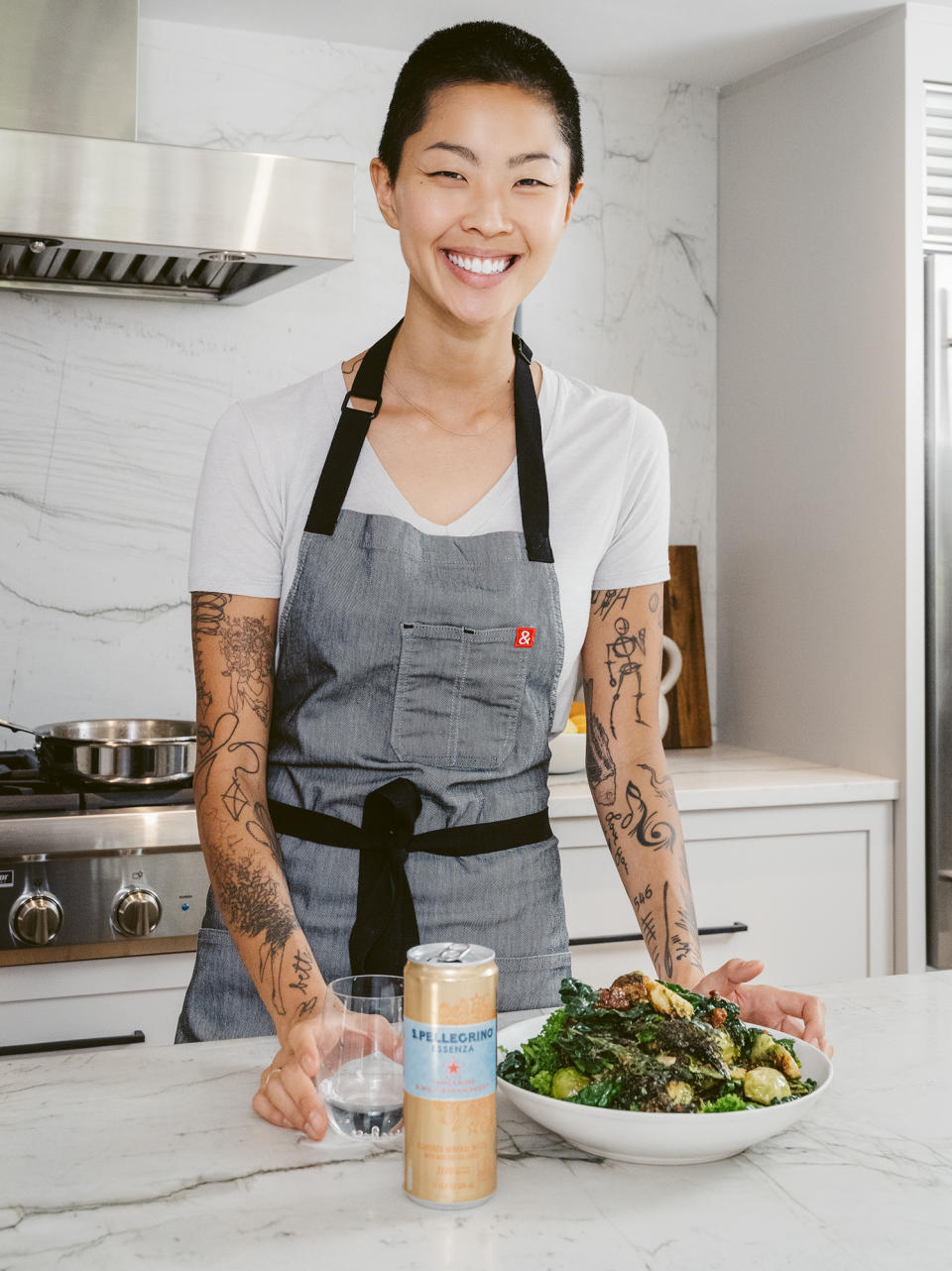 <p><em>Top Chef</em> star Kristen Kish shares her inner circle's best recipes and tips on how you can make them at home in a new video series, <em>Our Food, Our Stories</em>, with S.Pellegrino.</p>
