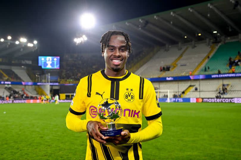 England Under-21 international Jamie Gittens recently won Player of the Match after scoring twice for Borussia Dortmund against Club Brugge in the Champions League