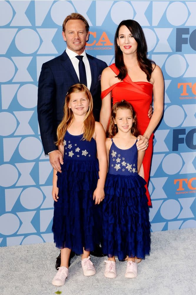 Ian Ziering and Erin Ludwig with their daughters | Jerod Harris/WireImage