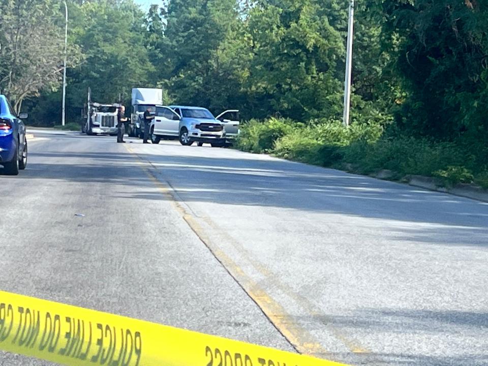 Delaware State Police are on scene at a police shooting on Hessler Boulevard near New Castle.