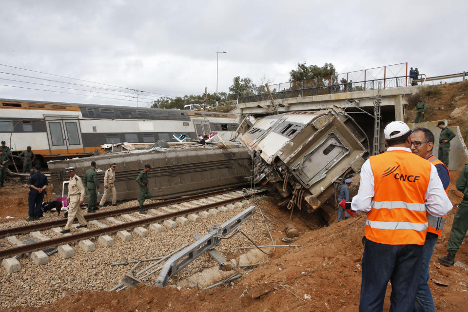 Deadly train derailment in Morocco