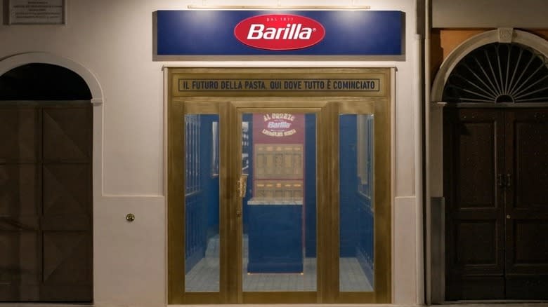 Exterior of Barilla shop