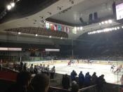 KHL game in Prague. (#NickInEurope)