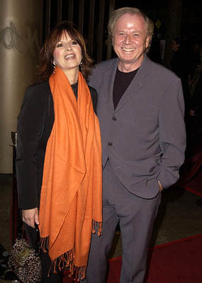 Wolfgang Petersen and gal at the Hollywood premiere of New Line's The Lord of The Rings: The Fellowship of The Ring