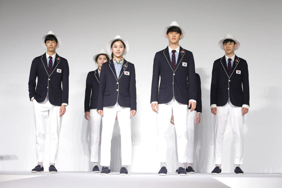 South Korea’s uniforms are designed by Bean Pole