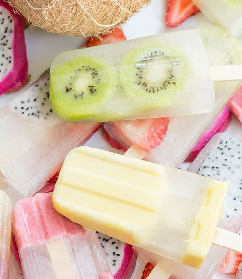 Coconut Water Fruit Pops