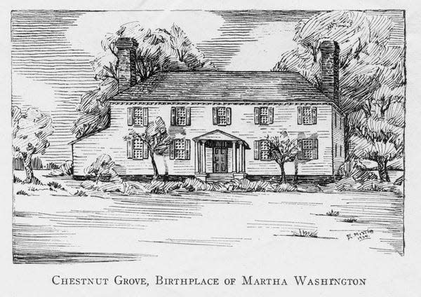 martha washington home chestnut grove