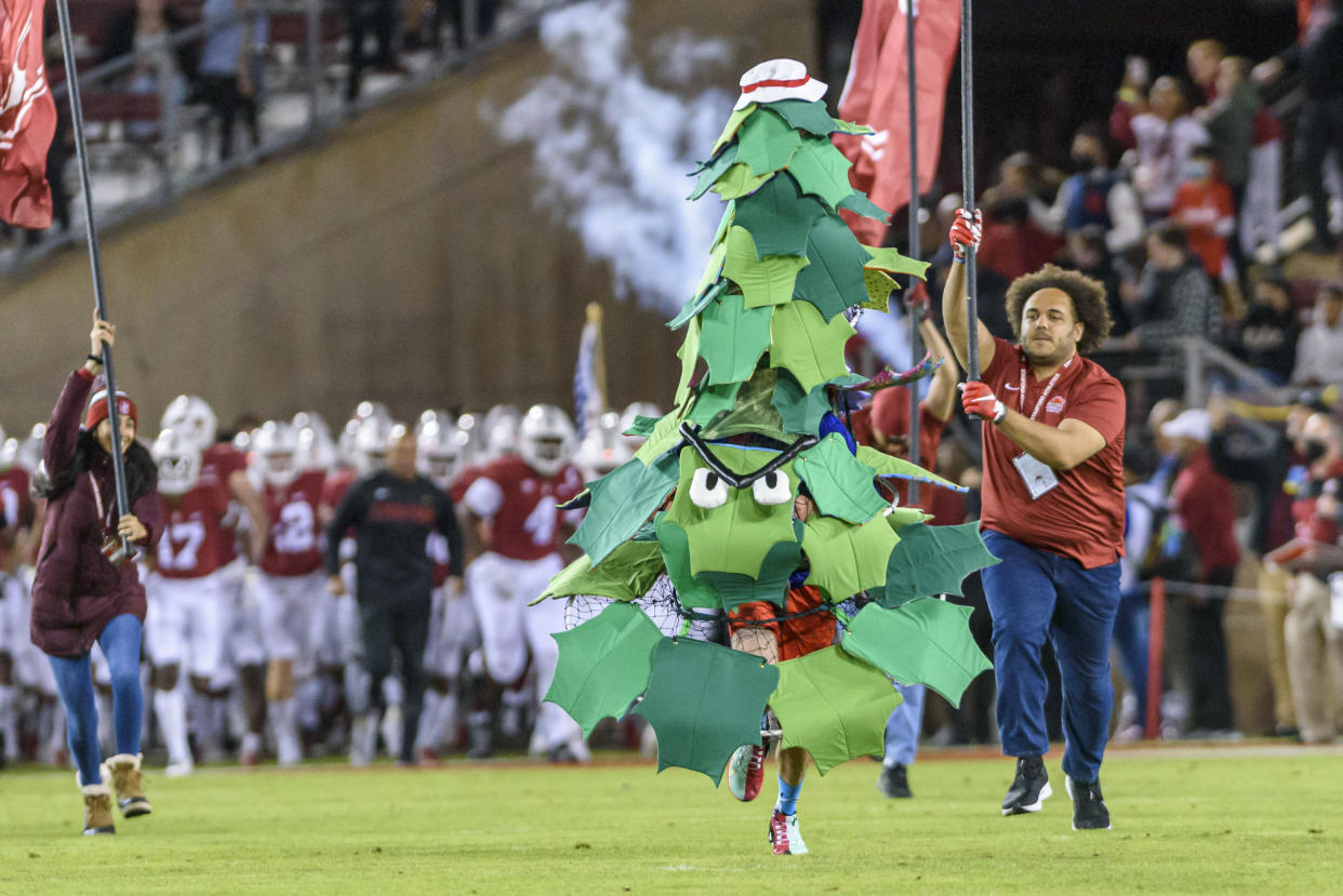 The Stanford Cardinal mascot