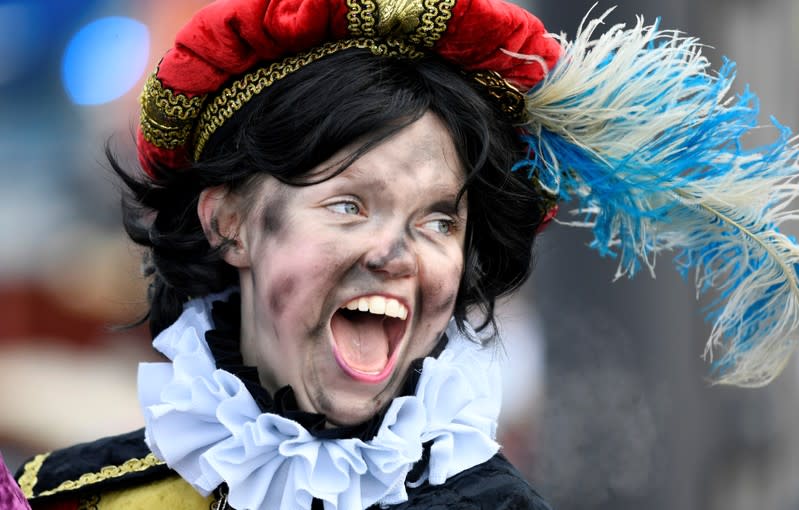 Traditional parade with Saint Nicholas and "Zwarte Piet" (Black Pete) in Scheveningen