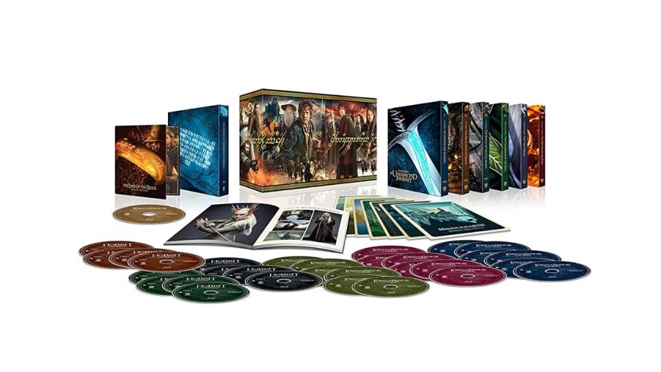 Lord of the Rings Ultimate Collector's Box Set - movie discs, art from the movie, and post cards