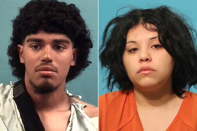 <p>Pearland Police Department (2)</p> L: Cruz Meza; R: Julianna Espino are both detained and charged with tampering with physical evidence and making a false statement to law enforcement.