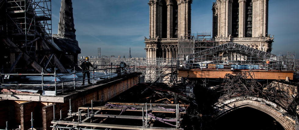 La cathédrale a été ravagée par un incendie le 15 avril 2019 (illustration).
