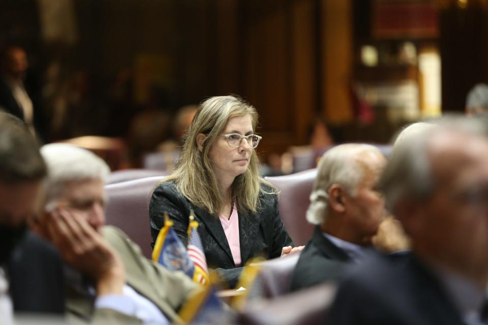 State Rep. Chris Campbell, seen here in August 2022, spoke against Senate Bill 202.